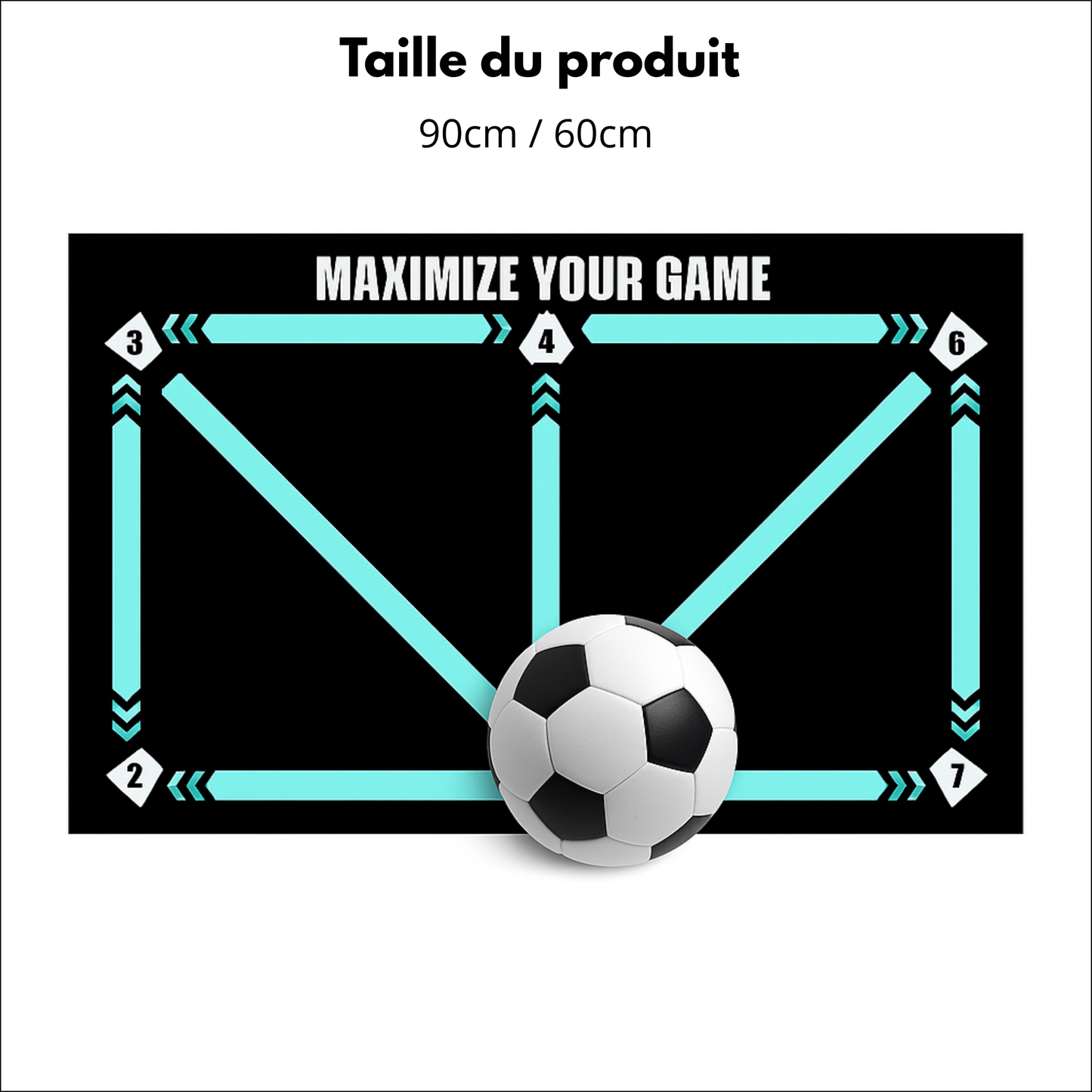 TactikPad - Tapis d'entrainement de Football